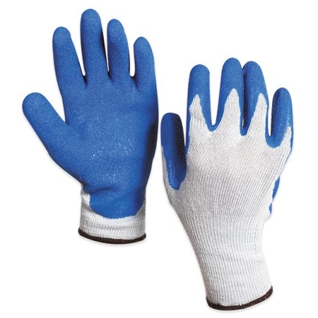 Bsc Preferred Rubber Coated Palm Gloves - Large, 12PK BUY03998532